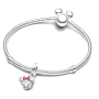 Charm Sterlingové stříbro 925 Disney Minnie silueta, přívěsek na náramek film