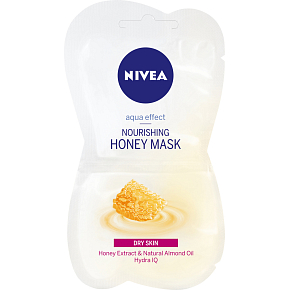 Nivea Honey Mask aqua effect výživná medová maska, 2 × 7,5 ml