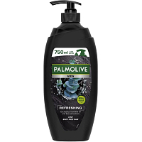 Palmolive Men Refreshing sprchový gel 3v1 pro muže pumpa, 750 ml