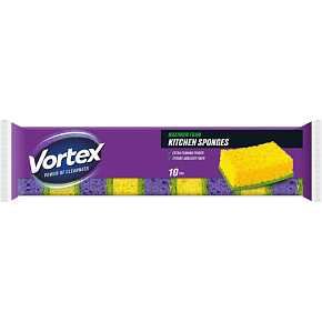 Vortex Maximální pěna kuchyňská houbička, 10 ks Vortex Maximální pěna kuchyňská houbička, 10 ks
