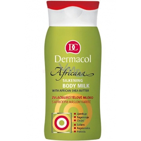 Dermacol Africana Africké máslo karité zvláčňující tělové mléko 200 ml