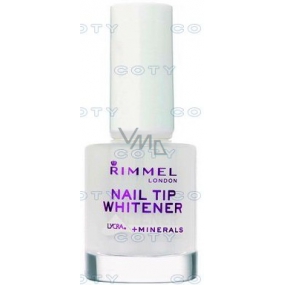 Rimmel London Nail Tip lak na konečky nehtů Whitener bílý 12 ml