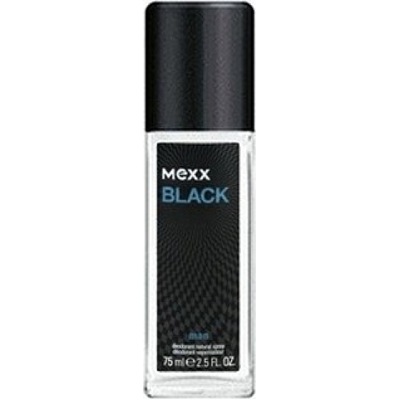 Mexx Black Man parfémovaný deodorant sklo pro muže 75 ml