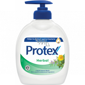 Protex Herbal antibakteriální tekuté mýdlo s pumpičkou 300 ml