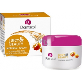 Dermacol Juicy & Beauty Meruňka a jogurt zvláčňující pleťový krém 50 ml