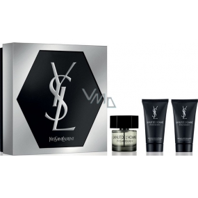 Yves Saint Laurent La Nuit de l Homme toaletní voda 60 ml + sprchový gel 50 ml + balzám po holení 50 ml, dárková sada