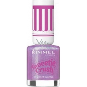 Rimmel London Sweetie Crush Nail Effect lak na nehty 011 Violet Swizzle 8 ml