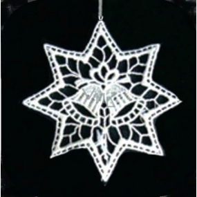 Háčkované zvonky ve hvězdě 10 cm