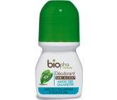 BioPha Středomořská skaliska Calanques kuličkový antiperspirant deodorant bez alkoholu, soli, hliníku pro citlivou pokožku v bio kvalitě roll-on pro ženy 50 ml