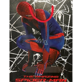 Ditipo Dárková papírová taška 23 x 9,8 x 17,5 cm Spiderman s pavučinou