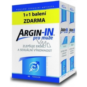 Argin-IN zlepšují erekci a sexuální výkonnost pro muže 45 tobolek + Argin-IN 45 tobolek