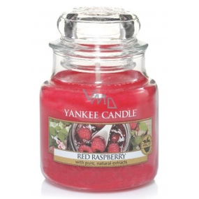 Yankee Candle Red Raspberry - Červená malina vonná svíčka Classic malá sklo 104 g