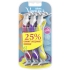 Gillette Venus Simply 3 pohotové holítko s lubrikačním páskem 3 barvy, 6 kusů pro ženy