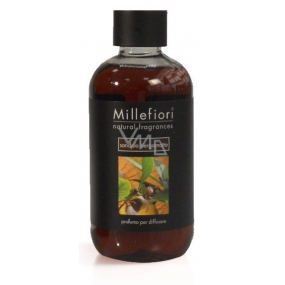 Millefiori Milano Natural Sandalo Bergamotto - Santálové dřevo a Bergamot Náplň difuzéru pro vonná stébla 250 ml