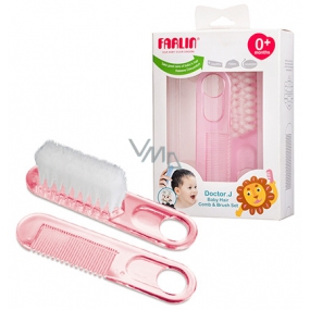 Baby Farlin Kartáček a hřebínek pro děti od 0+ měsíců BF-150 různé barvy