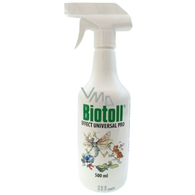 Biotoll Univerzální kontaktní insekticid proti všemu hmyzu s dlouhodobým účinkem rozprašovač 500 ml