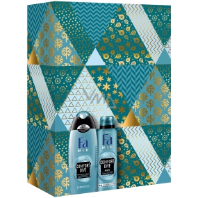 Fa Men Comfort Dive sprchový gel 250 ml + deodorant sprej pro muže 150 ml, kosmetická sada