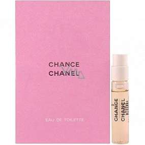 Chanel Chance toaletní voda pro ženy 1,5 ml s rozprašovačem, vialka