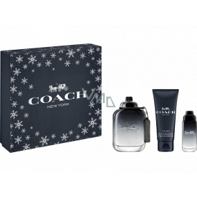 Coach Men toaletní voda pro muže 100 ml + toaletní voda 15 ml + sprchový gel 100 ml, dárková sada