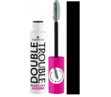 Essence Double Trouble řasenka pro maximální délku a objem extra black 12 ml