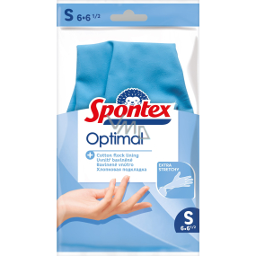 Spontex Optimal Rukavice gumové velikost S 1 pár