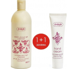 Ziaja Kašmír krémové sprchové mýdlo 500 ml + Kašmír proteiny a bambucké máslo krém na ruce 100 ml, duopack