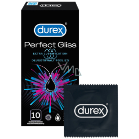 Durex Perfect Gliss kondomy s extra lubrikací 10 kusů