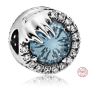 Charm Sterlingové stříbro 925 Disney Ledové království, Frozen zimní krystal, korálek na náramek