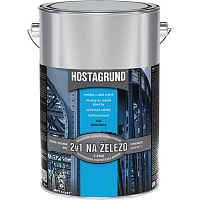 Hostagrund 2v1 S2160 základní i vrchní barva na kov, 0110 středně šedá, 4 l