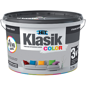 Het Klasik Color malířská barva, 0147 šedá, 7+1 kg Het Klasik Color malířská barva, 0147 šedá, 7+1 kg