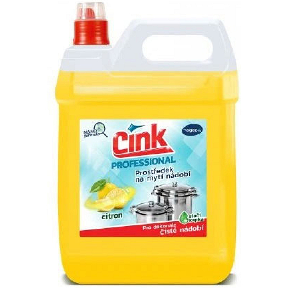 Cink Citron prostředek na ruční mytí nádobí 5000 ml