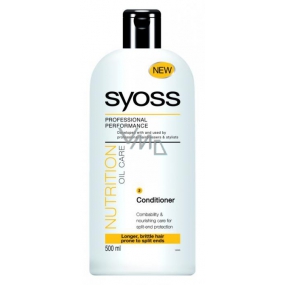 Syoss Nutrition Oil Care předchází lámavosti smývatelný kondicionér na vlasy 500 ml