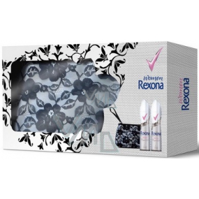 Rexona Crystal Clear Pure 2 x deodorant sprej 150 ml + párty kabelka, kosmetická sada
