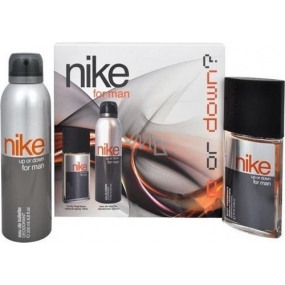 Nike Up or Down Man parfémovaný deodorant sklo pro muže 75 ml + deodorant sprej 200 ml, kosmetická sada