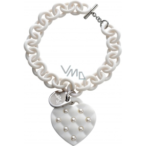 Ops! Objects Matelassé Pearl Bracelet náramek OPSBR-180 bílá