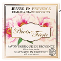 Jeanne en Provence Pivoine Féérie - Pivoňková víla tuhé toaletní mýdlo 100 g