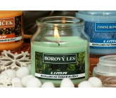 Lima Aroma Dreams Borovicový les aromatická svíčka sklenička s víčkem 120 g