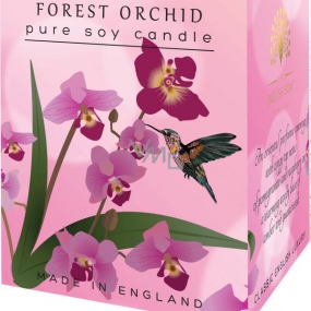 English Soap Lesní Orchidej sojová vonná svíčka 170 ml, hoří až 35 hodin