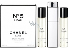 Chanel No.5 L Eau toaletní voda pro ženy komplet 3 x 20 ml