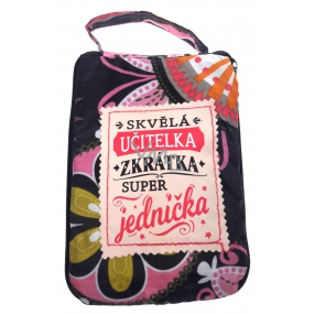 Albi Skládací taška na zip do kabelky s nápisem Učitelka 42 x 41 x 11 cm