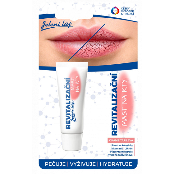 Regina Jelení lůj Revitalizační mast na rty, okamžitá úleva 10 ml