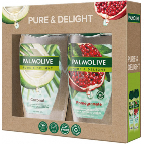 Palmolive Pure & Delight Coconut sprchový gel 250 ml + Pure & Delight Pomegranate sprchový gel 250 ml, kosmetická sada