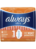 Always Ultra Normal Plus hygienické vložky 10 kusů