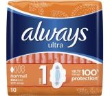 Always Ultra Normal Plus hygienické vložky 10 kusů