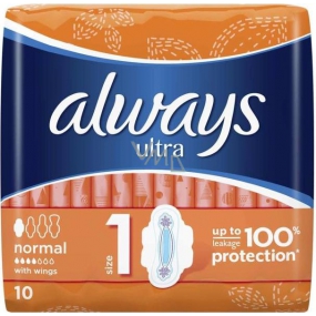 Always Ultra Normal Plus hygienické vložky 10 kusů