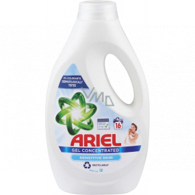 Ariel Sensitive Skin tekutý prací gel 16 dávek 880 ml