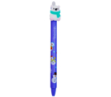 Colorino Gumovatelné pero vánoční Medvídek fialové modrá náplň 0,5 mm
