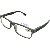 Berkeley Čtecí dioptrické brýle +1,0 plast černé, černé proužky 1 kus MC2248
