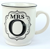 Albi Plecháček keramický s nápisem Mrs O 320 ml