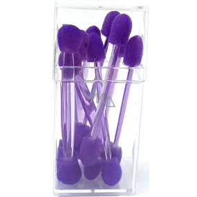 Aplikátor na oční stíny 6 cm krabička různé barvy